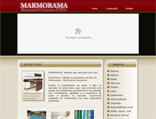 Tablet Screenshot of marmorama.com.br